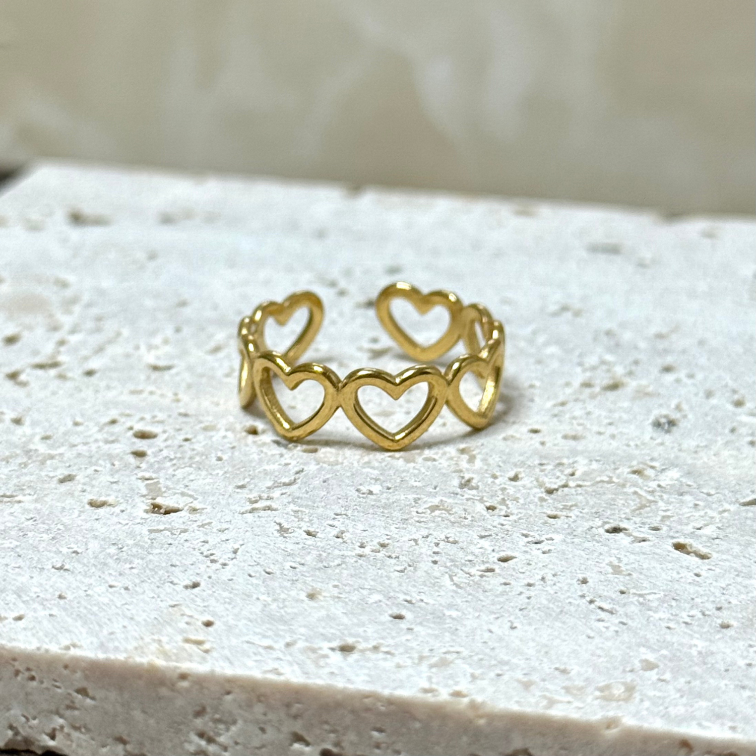 Bague ajustable - Love